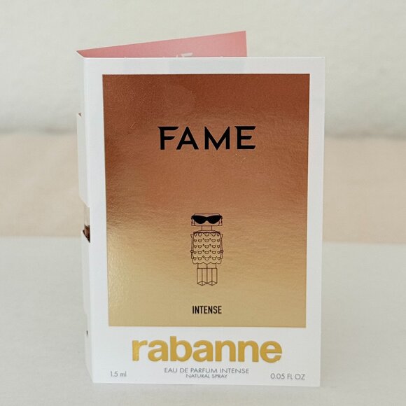 🌷New🌷 Rabanne Fame Intense Eau de Parfum Natural Spray 0.05 FL OZ, 1.5 mL - Picture 2 of 7